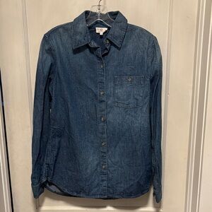 AG Adriano Goldschmied Men's Blue Denim Shirt Medium New Without Tags